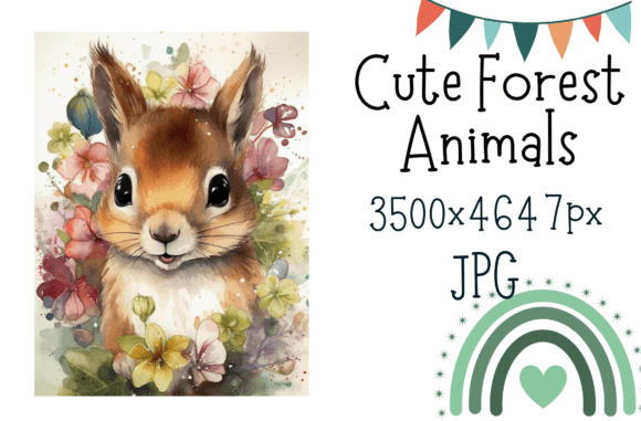 Download Cute Baby Squirrel Printable Nursery Art - Printable nursery art Collection