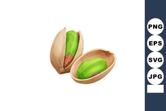 Download Pistachio Nuts Close Up Vector Illustrat - Close up Collection